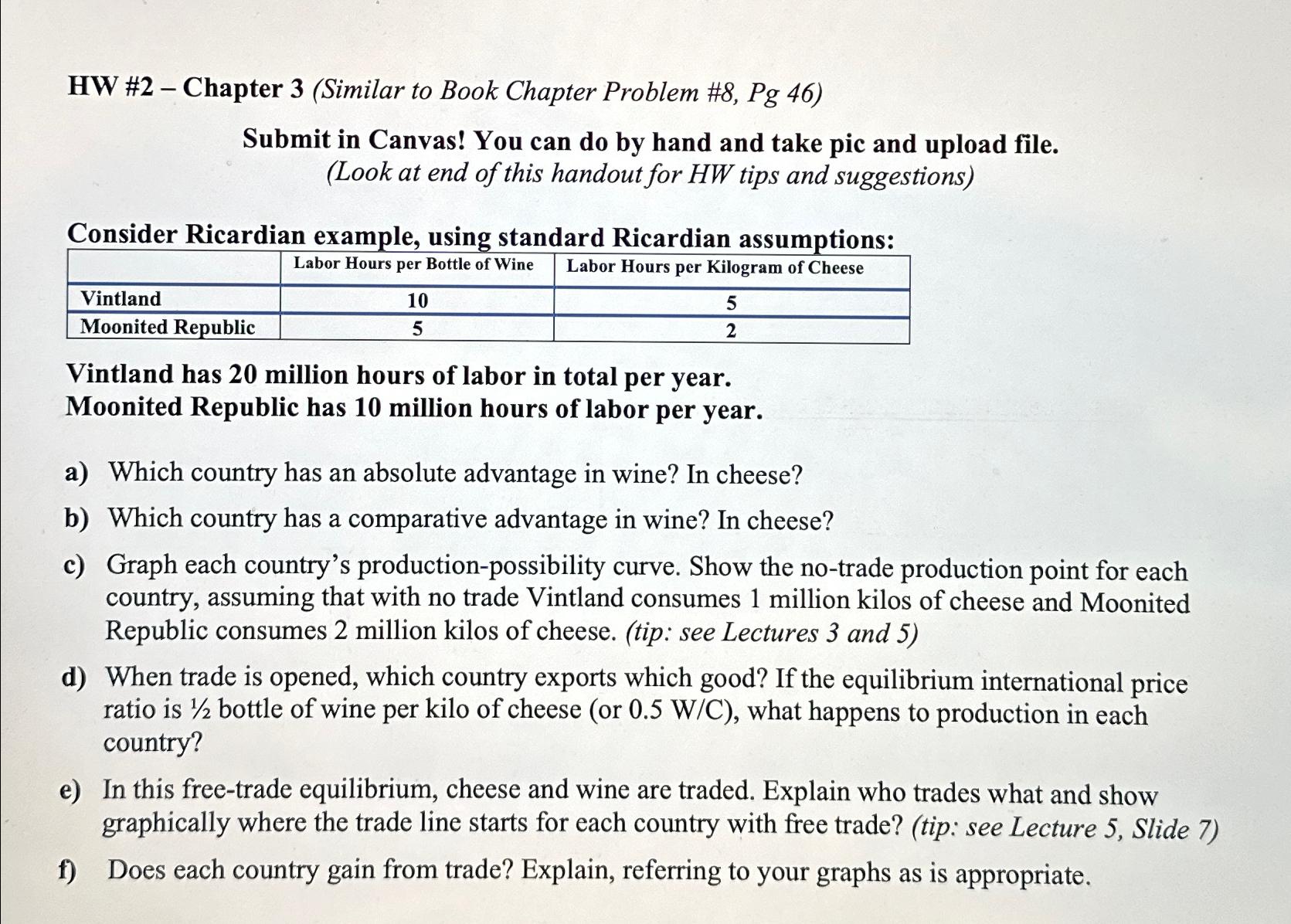 HW # 2 - Chapter 3 ( Similar to Book Chapter