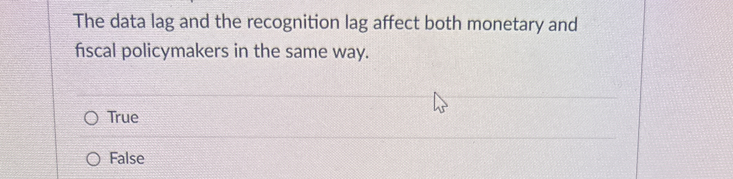 The data lag and the recognition lag affect both