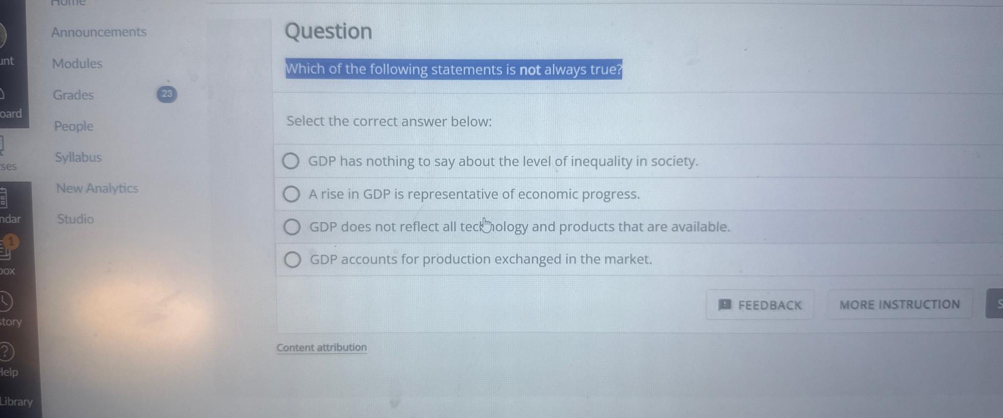 Announcements Modules Grades People Syllabus New