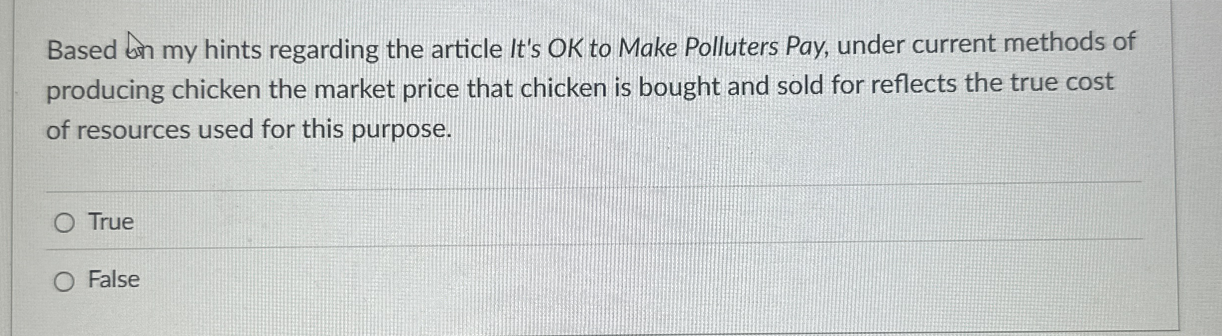 Based on my hints regarding the article It's OK