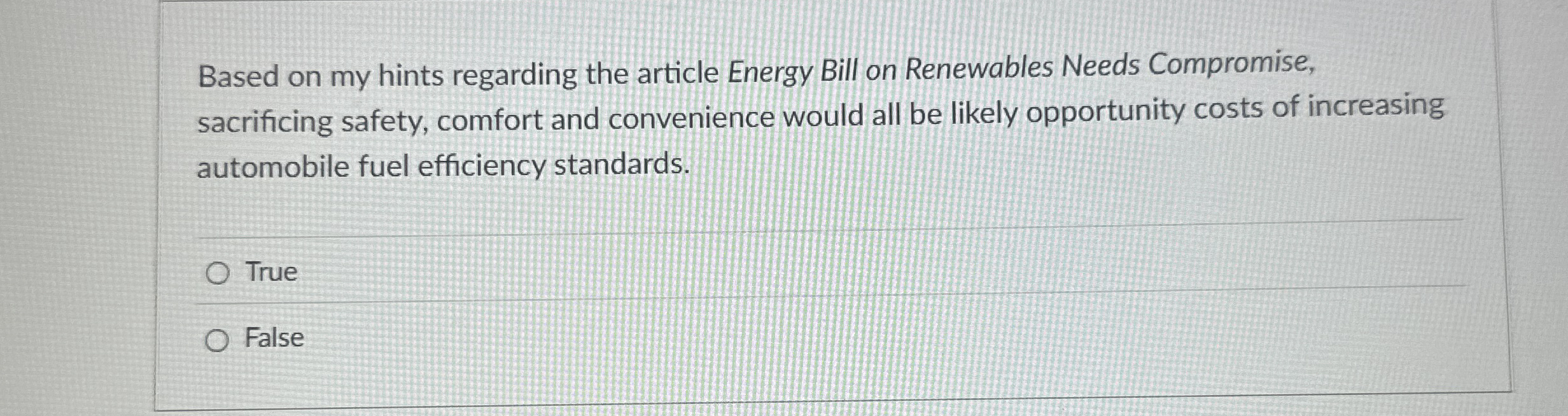 Based on my hints regarding the article Energy