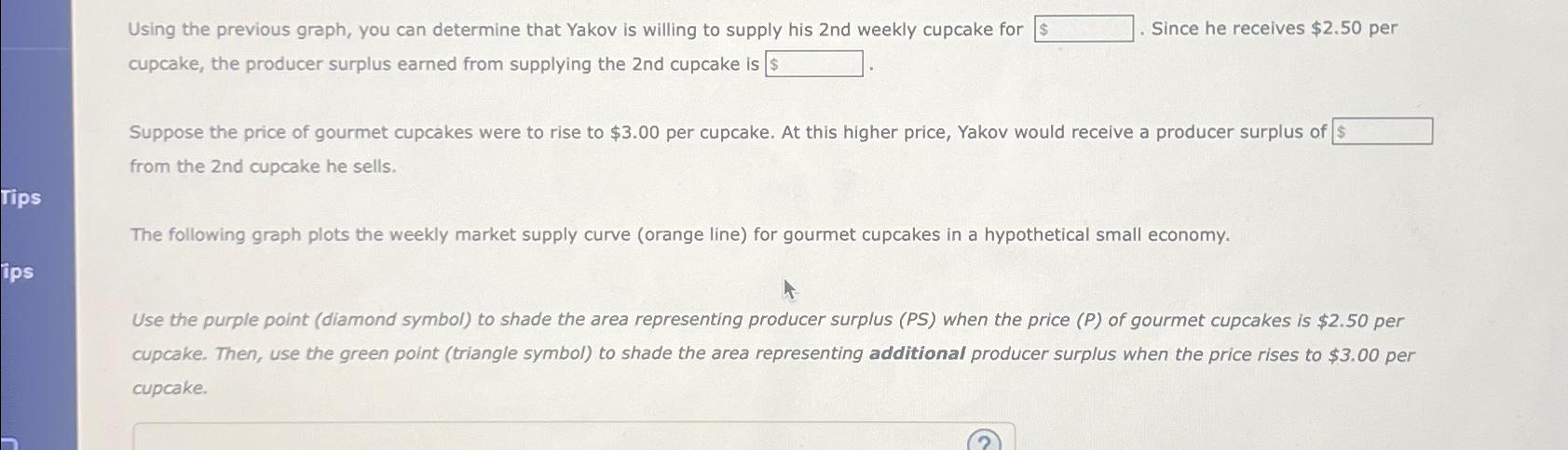 Using the previous graph, you can determine that