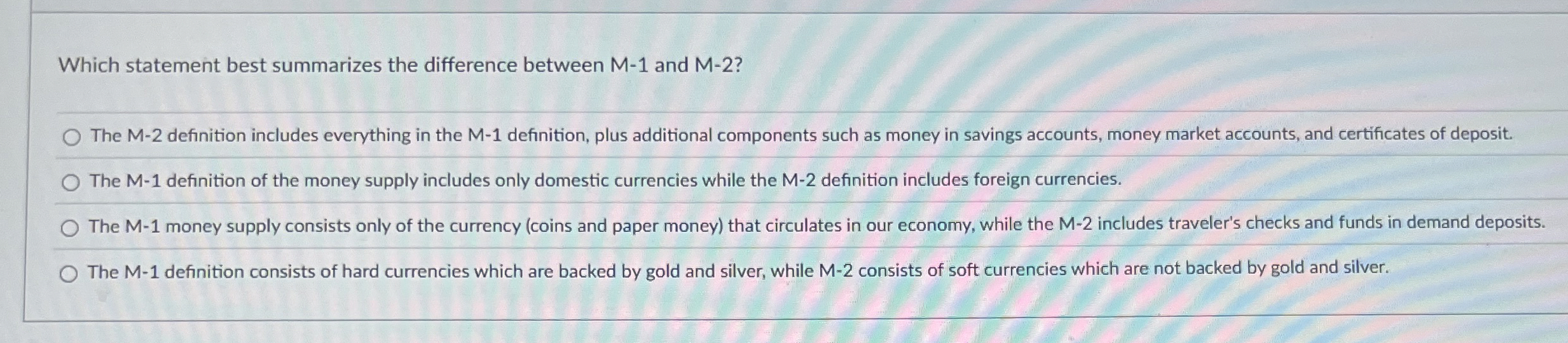 Which statement best summarizes the difference