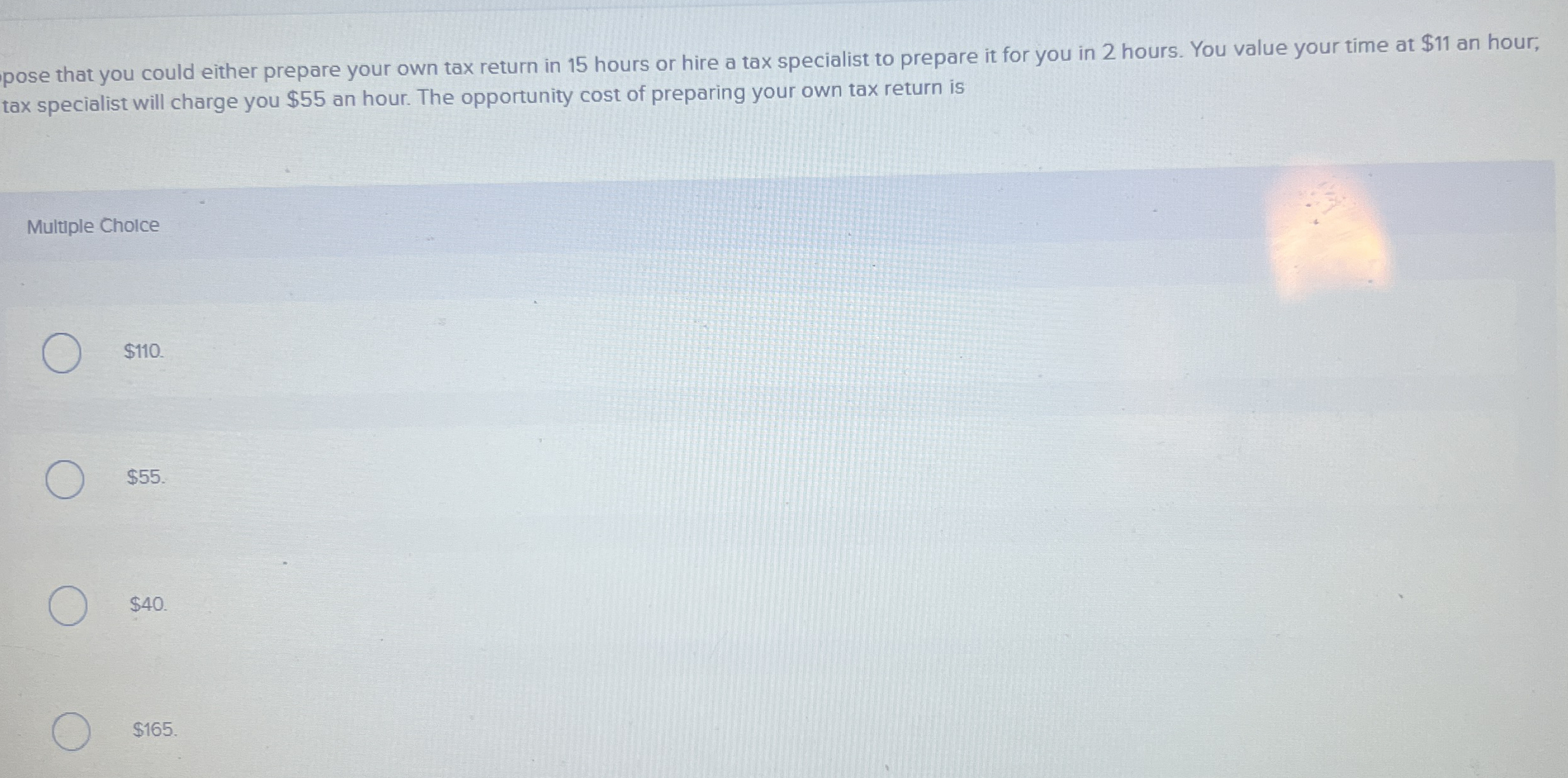 pose that you could either prepare your own tax