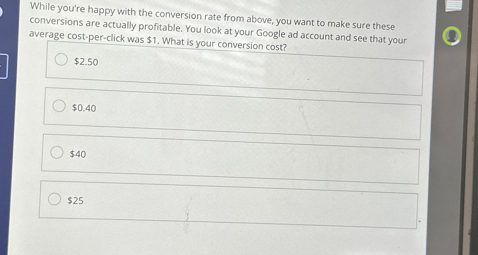 What is Google average cost per kit?While you're