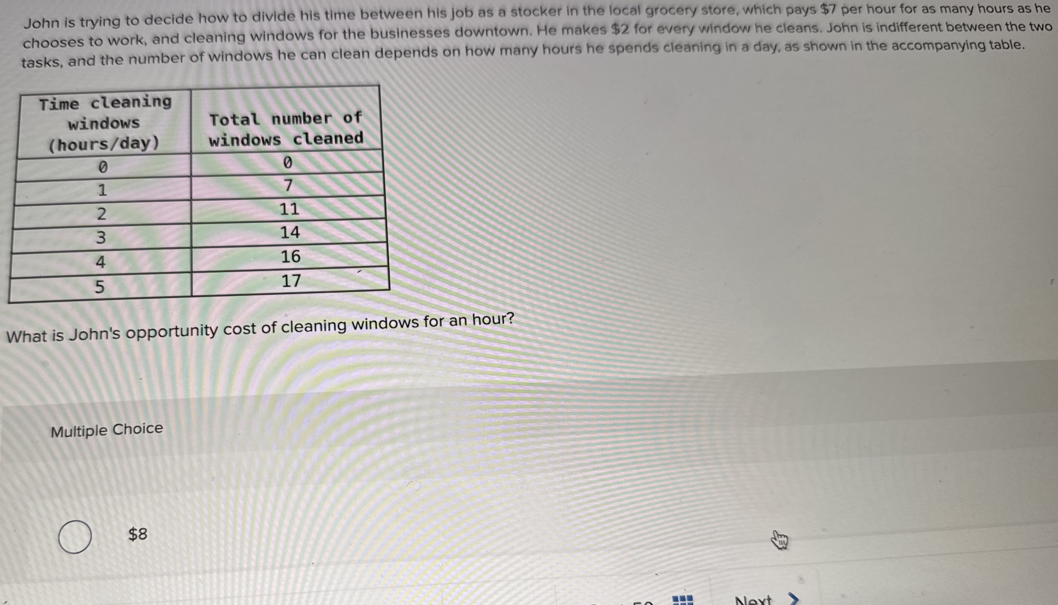John is trying to decide how to divide his time