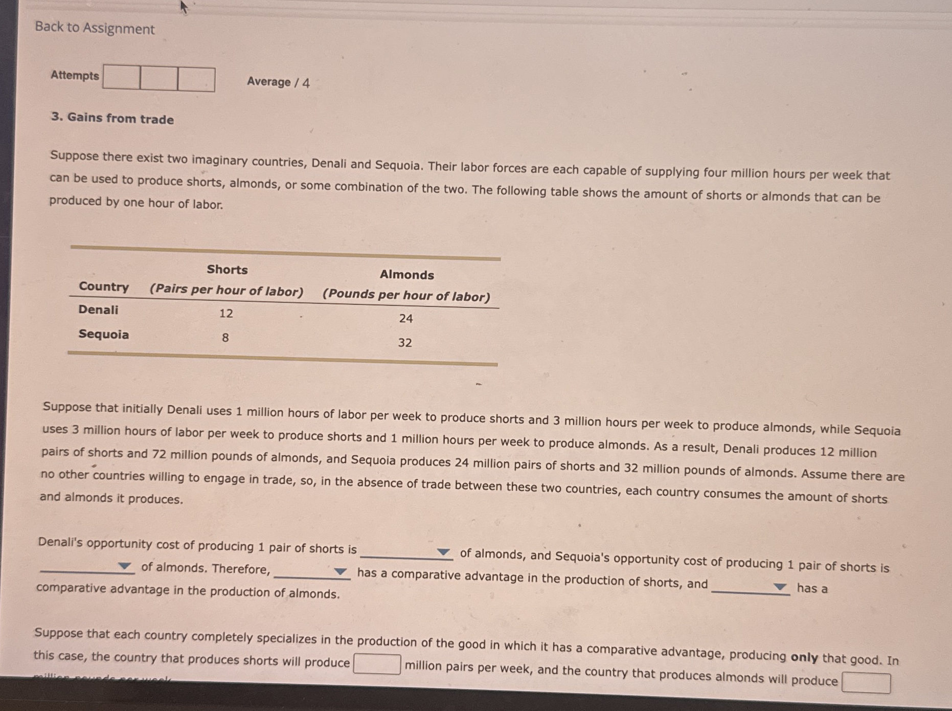 Back to Assignment Attempts Average / 4 3 . Gains
