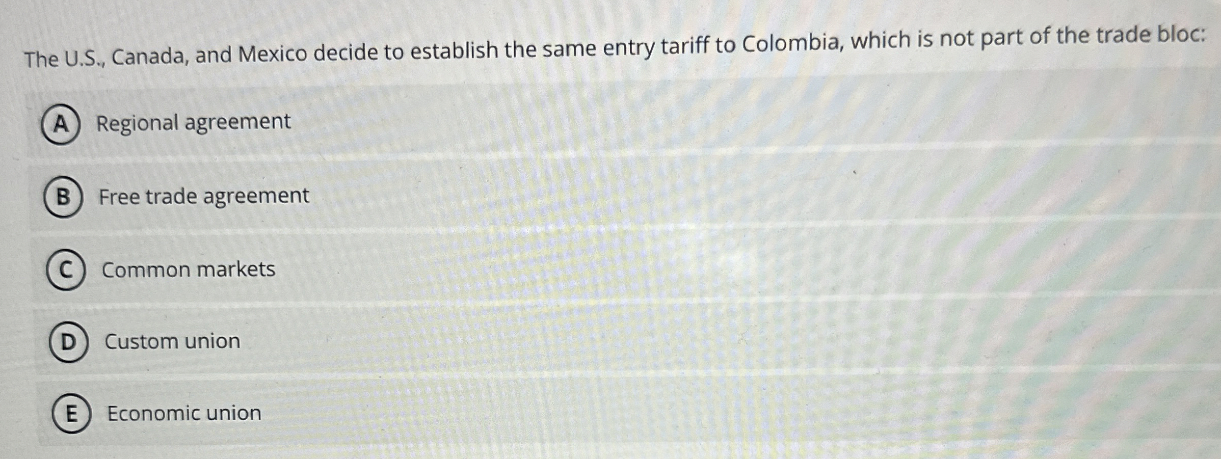 The U . S . , Canada, and Mexico decide to