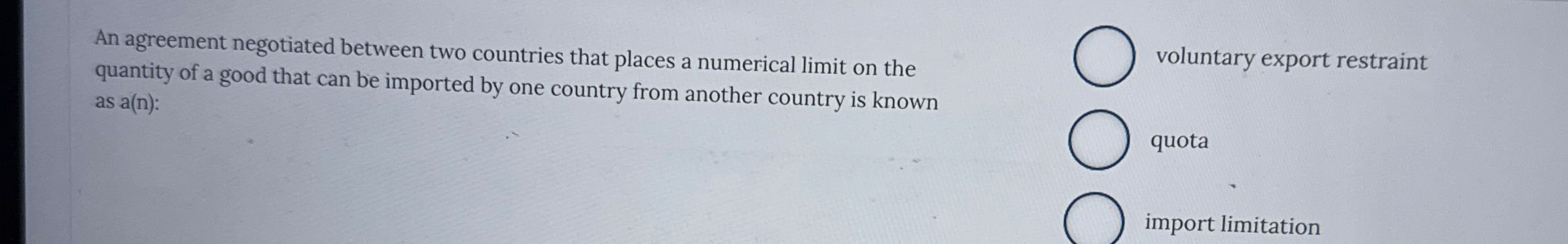 is a negotiated agreement between two countries