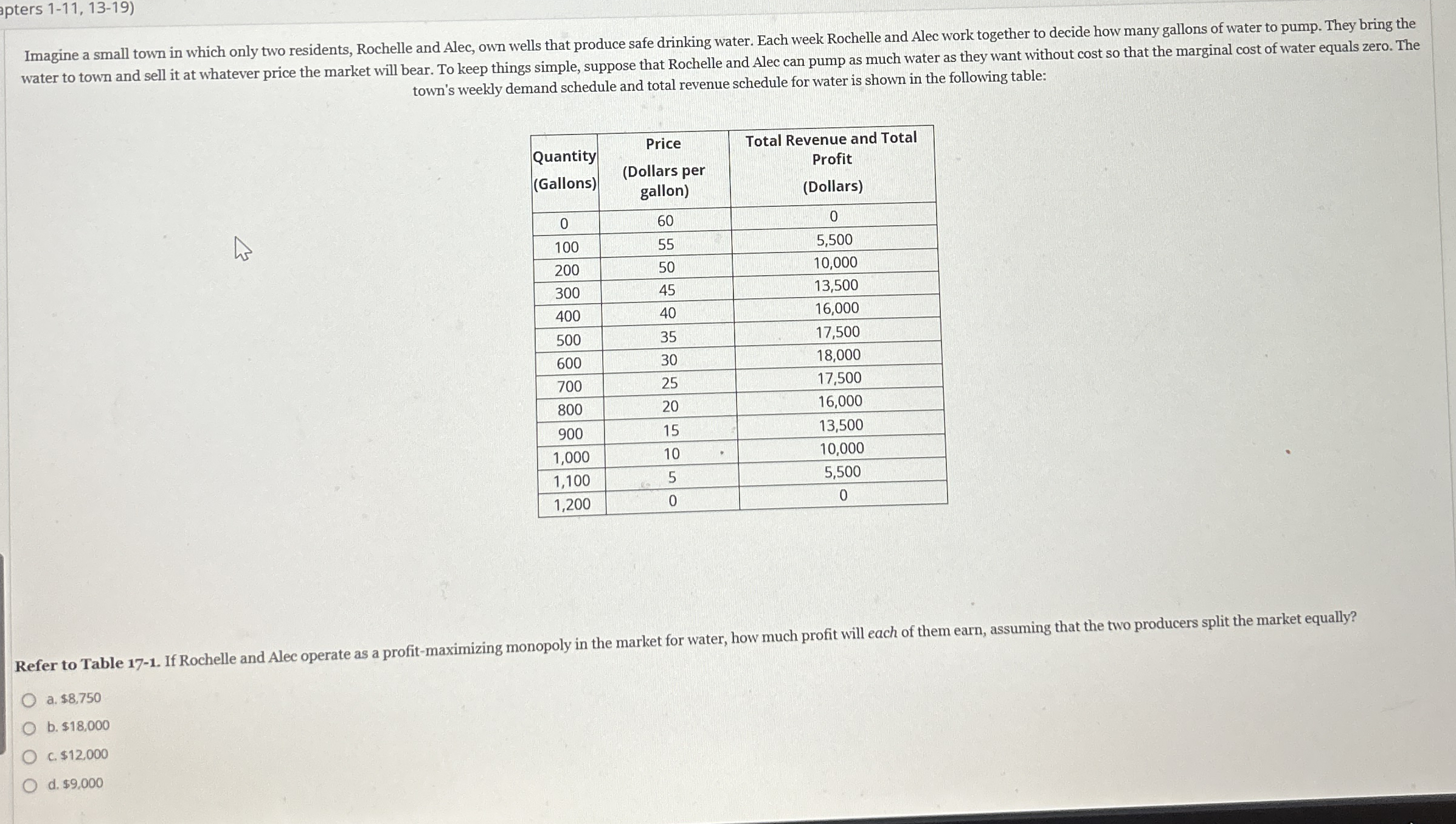 pters 1 - 1 1 , 1 3 - 1 9 ) Imagine a small town