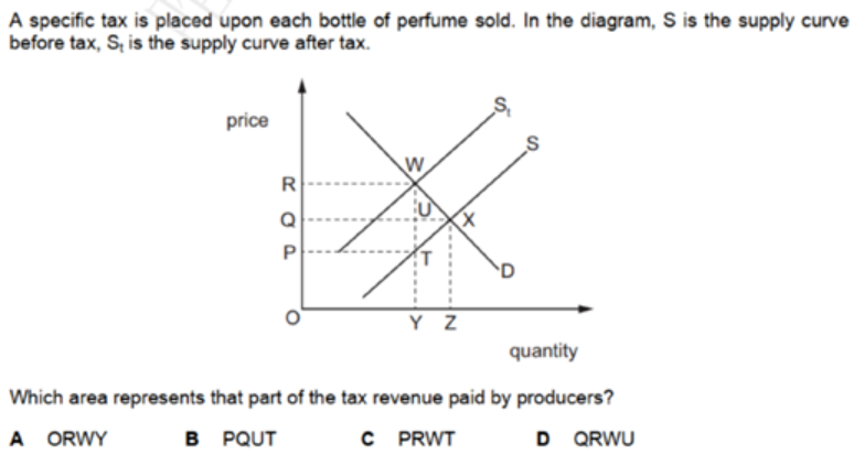 May I ask should not the answer be B: PQUT? (