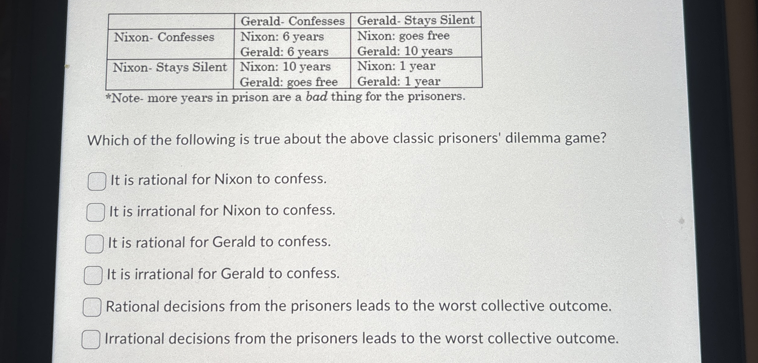 \ table [ [ , Gerald - Confesses,Gerald - Stays