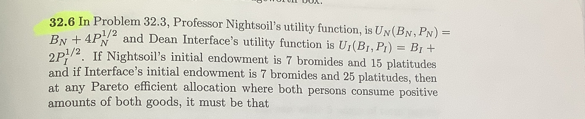 3 2 . 6 In Problem 3 2 . 3 , Professor
