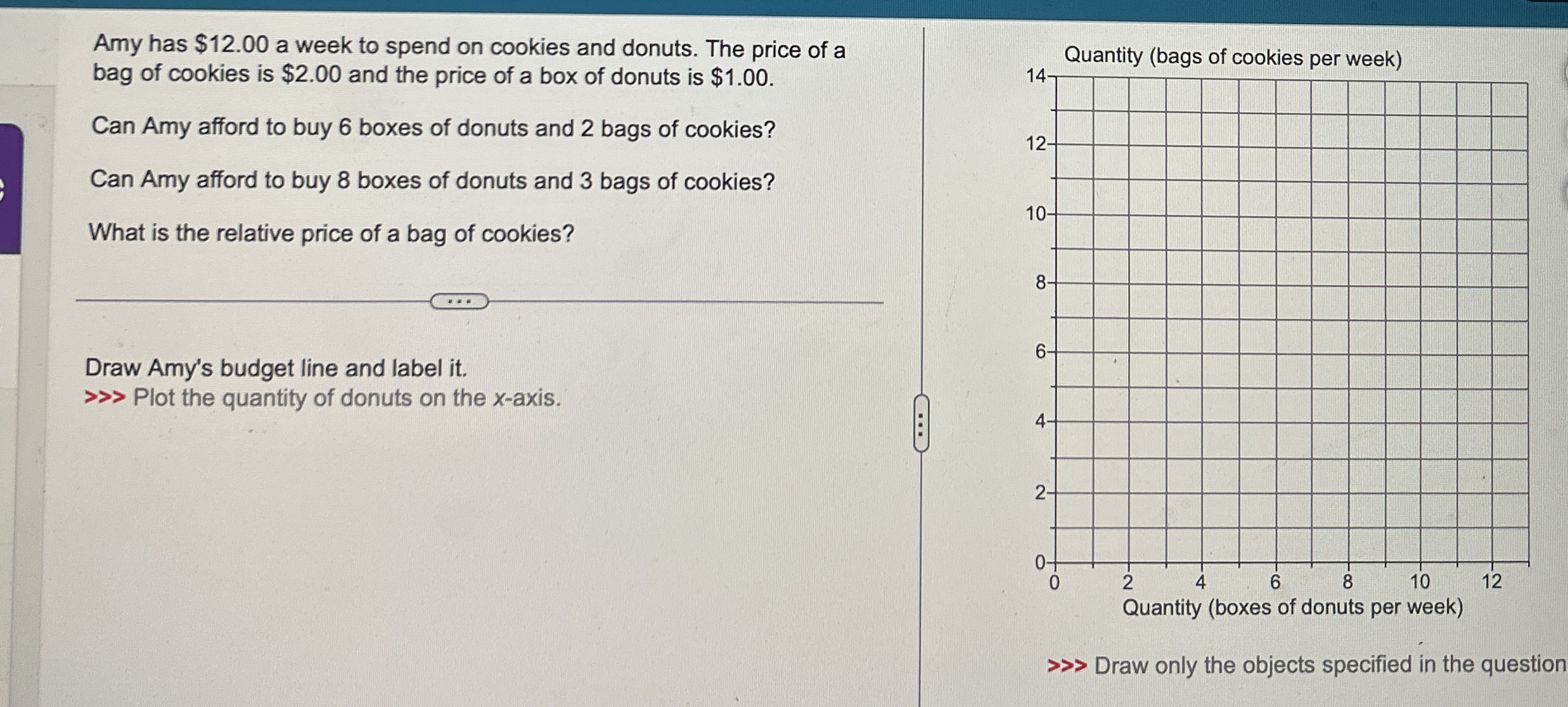 Amy has $ 1 2 . 0 0 a week to spend on cookies