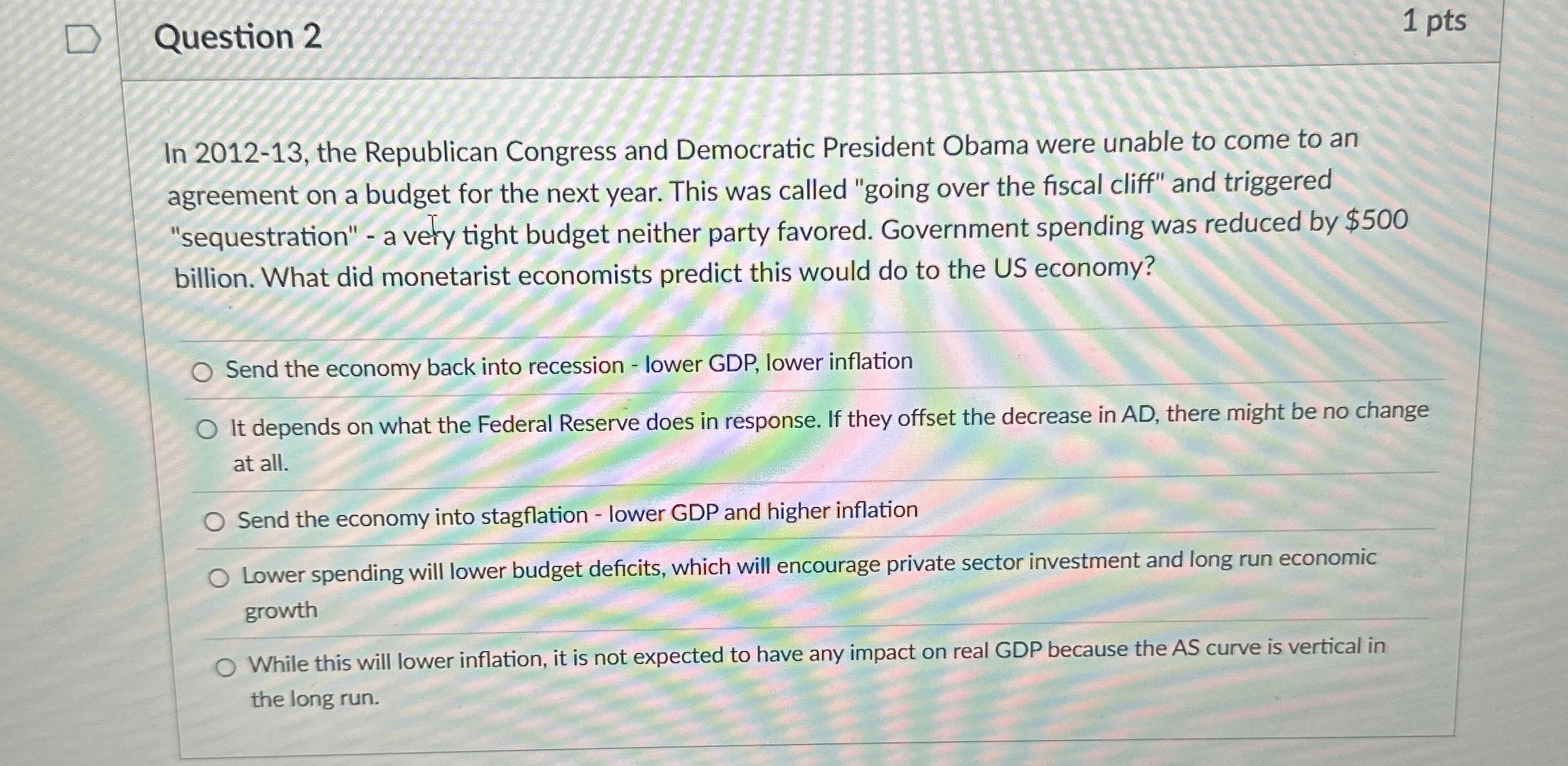 Question 2 1 pts In 2 0 1 2 - 1 3 , the