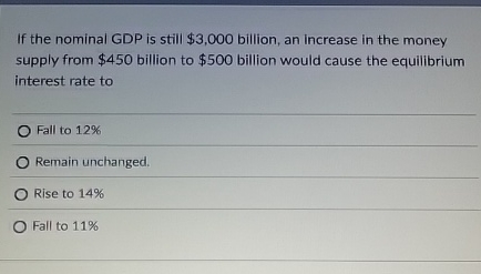 If the nominal GDP is still $ 3 , 0 0 0 billion,