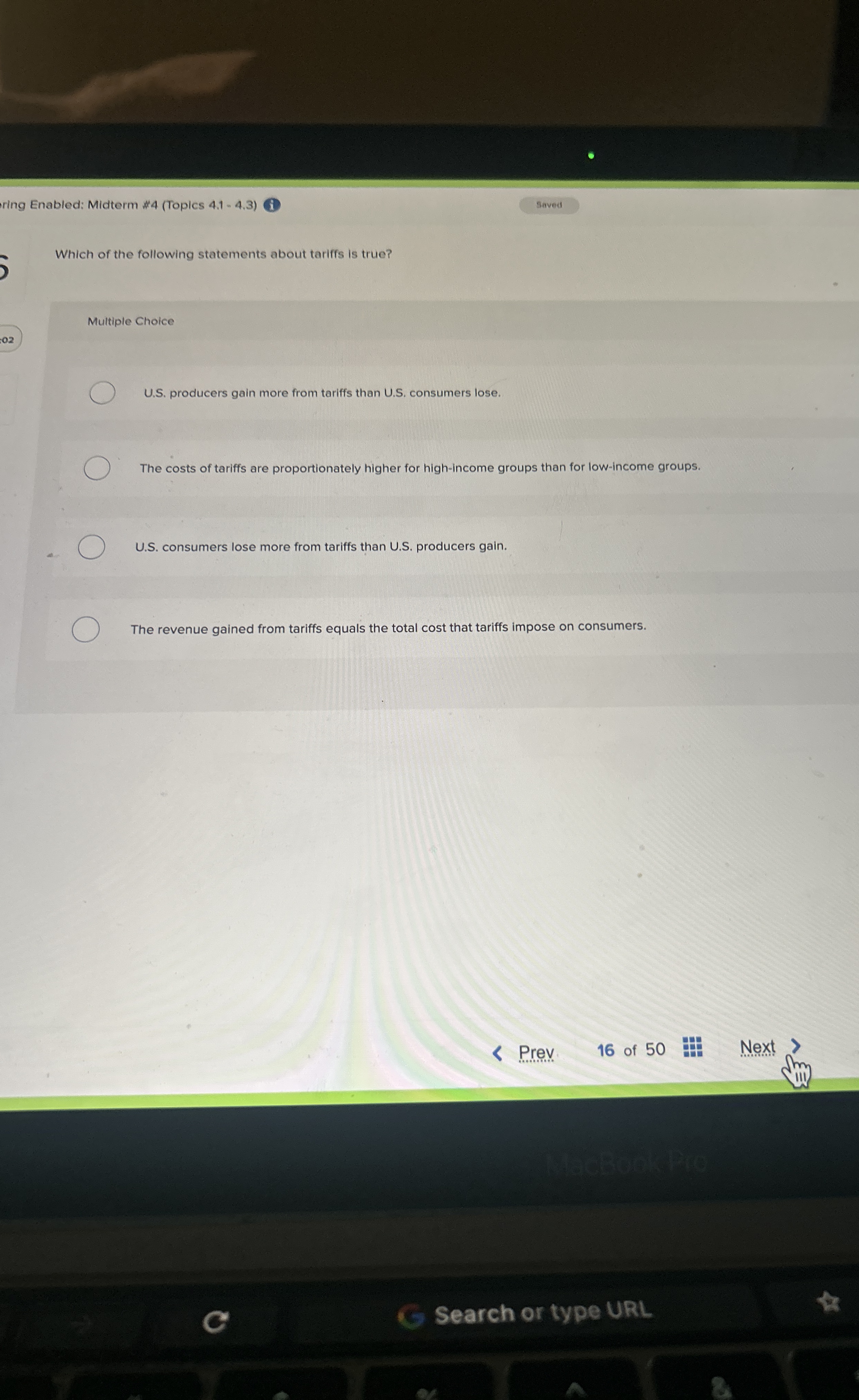 ring Enabled: Midterm ? 2 4 ( Topics 4 . 1 - 4 .