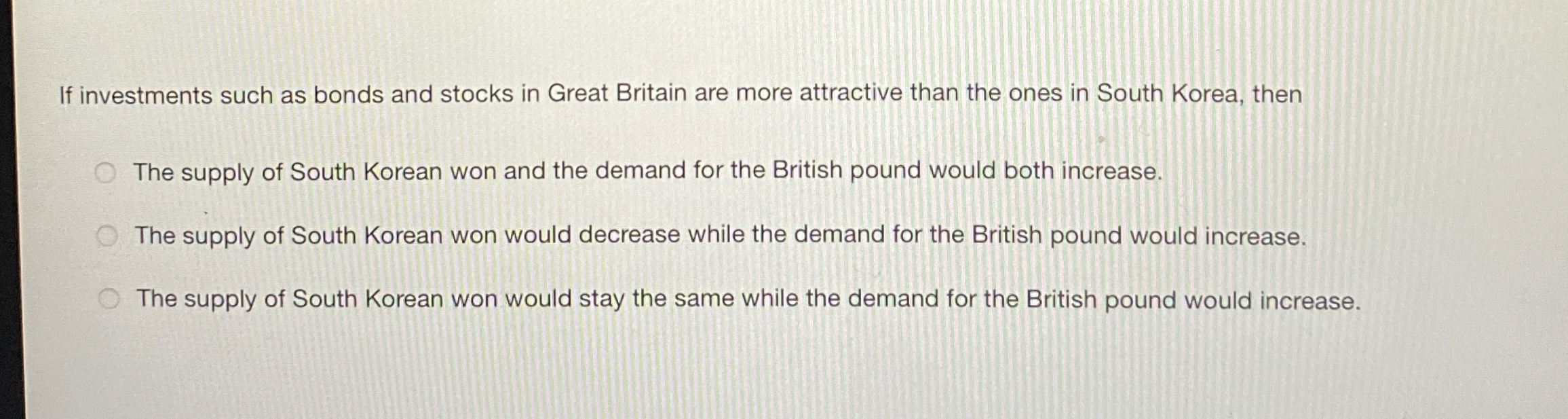 If investments such as bonds and stocks in Great