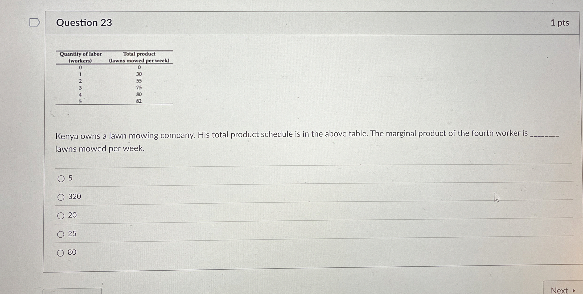 Question 2 3 1 pts \ table [ [ \ table [ [