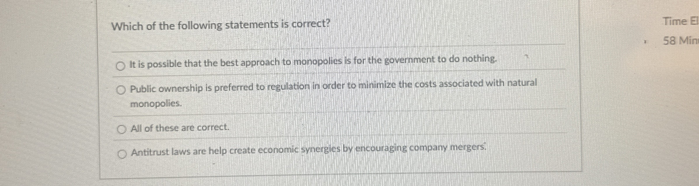 Which of the following statements is correct? It