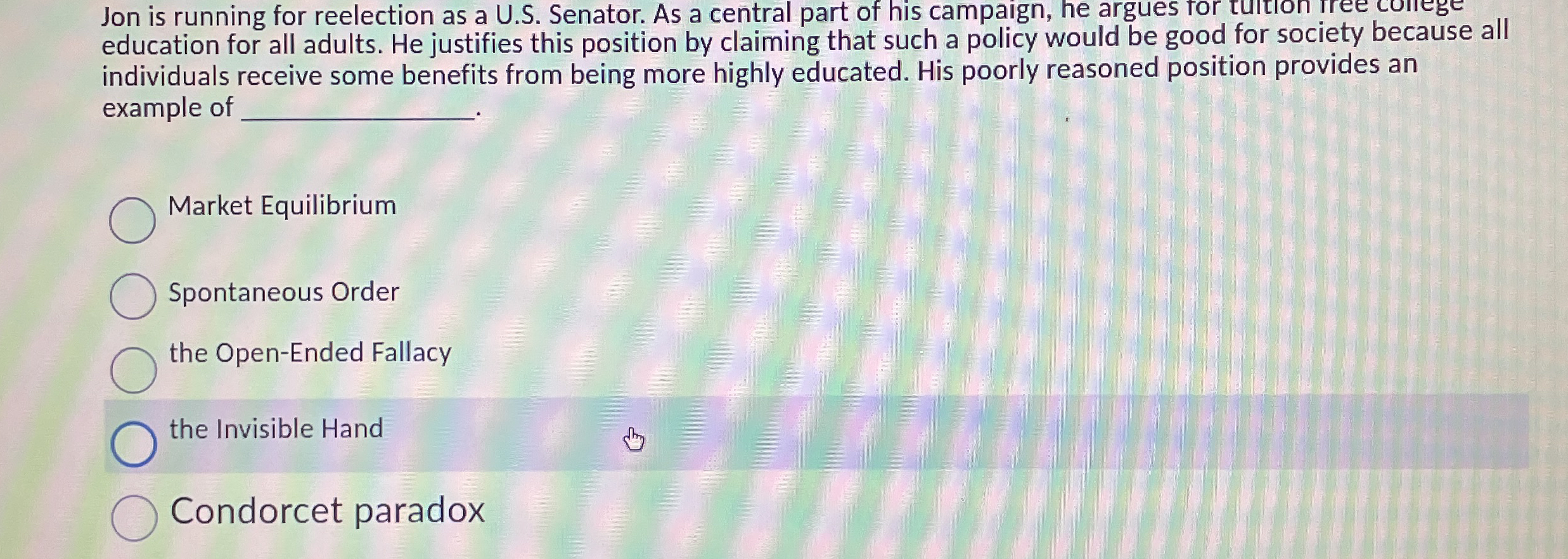 Jon is running for reelection as a U . S .