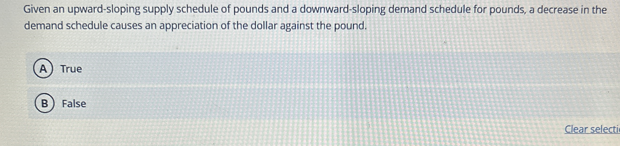 Concerning foreign currency trading, an option