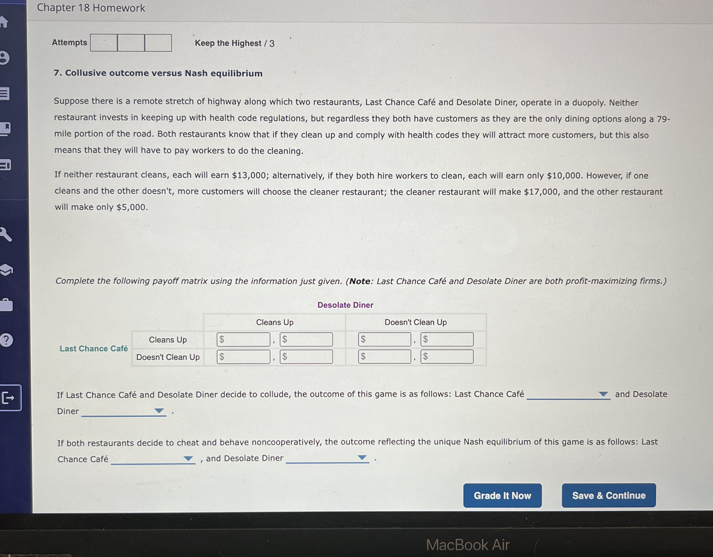 Chapter 1 8 Homework Attempts Keep the Highest /