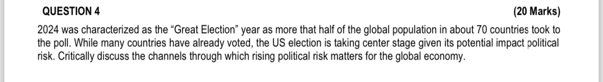 QUESTION 4 ( 2 0 Marks ) 2 0 2 4 was