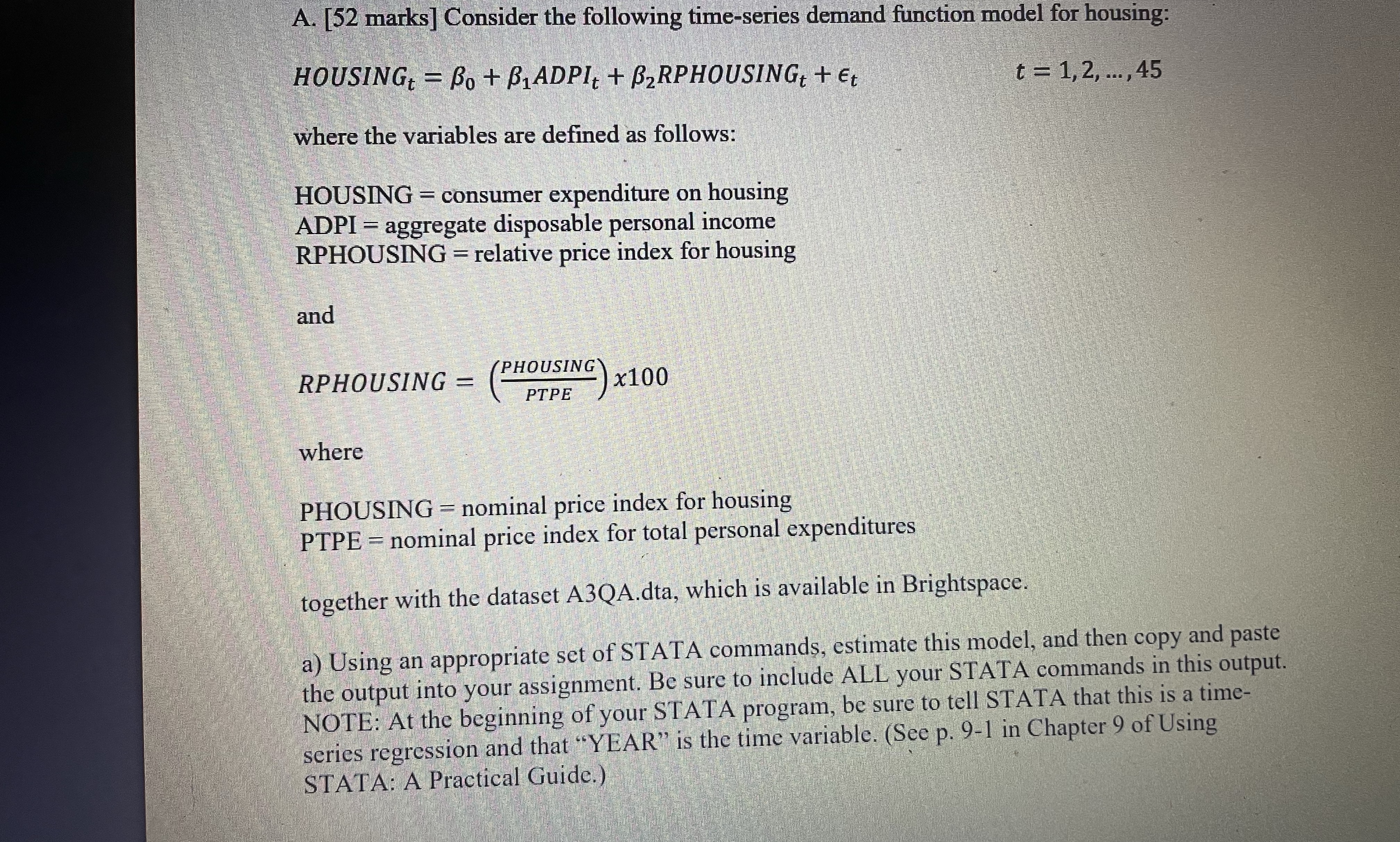 ChAPTER 9 Serial Correlation 9 . 1 Time