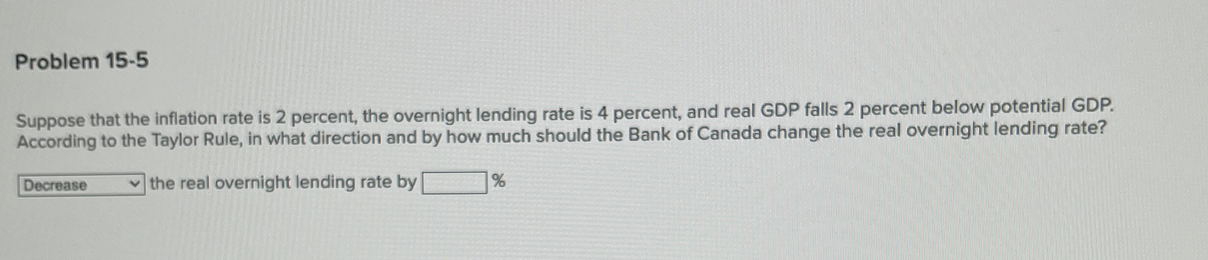 Problem 1 5 - 5 Suppose that the inflation rate