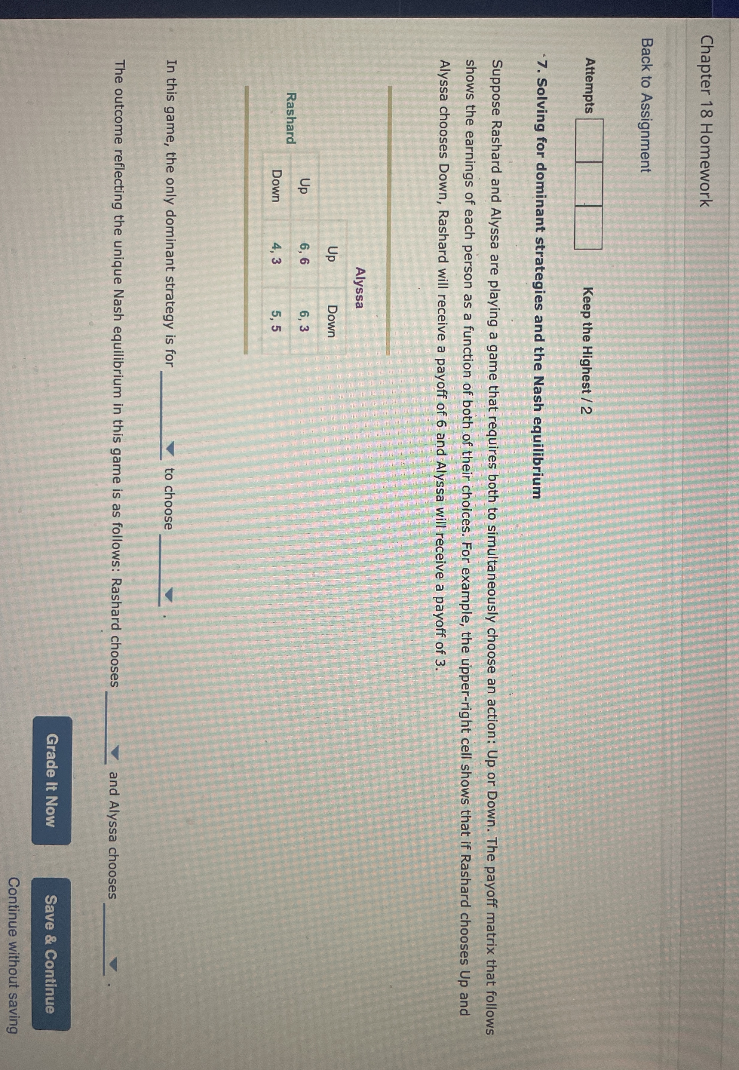 Chapter 1 8 Homework Back to Assignment Attempts