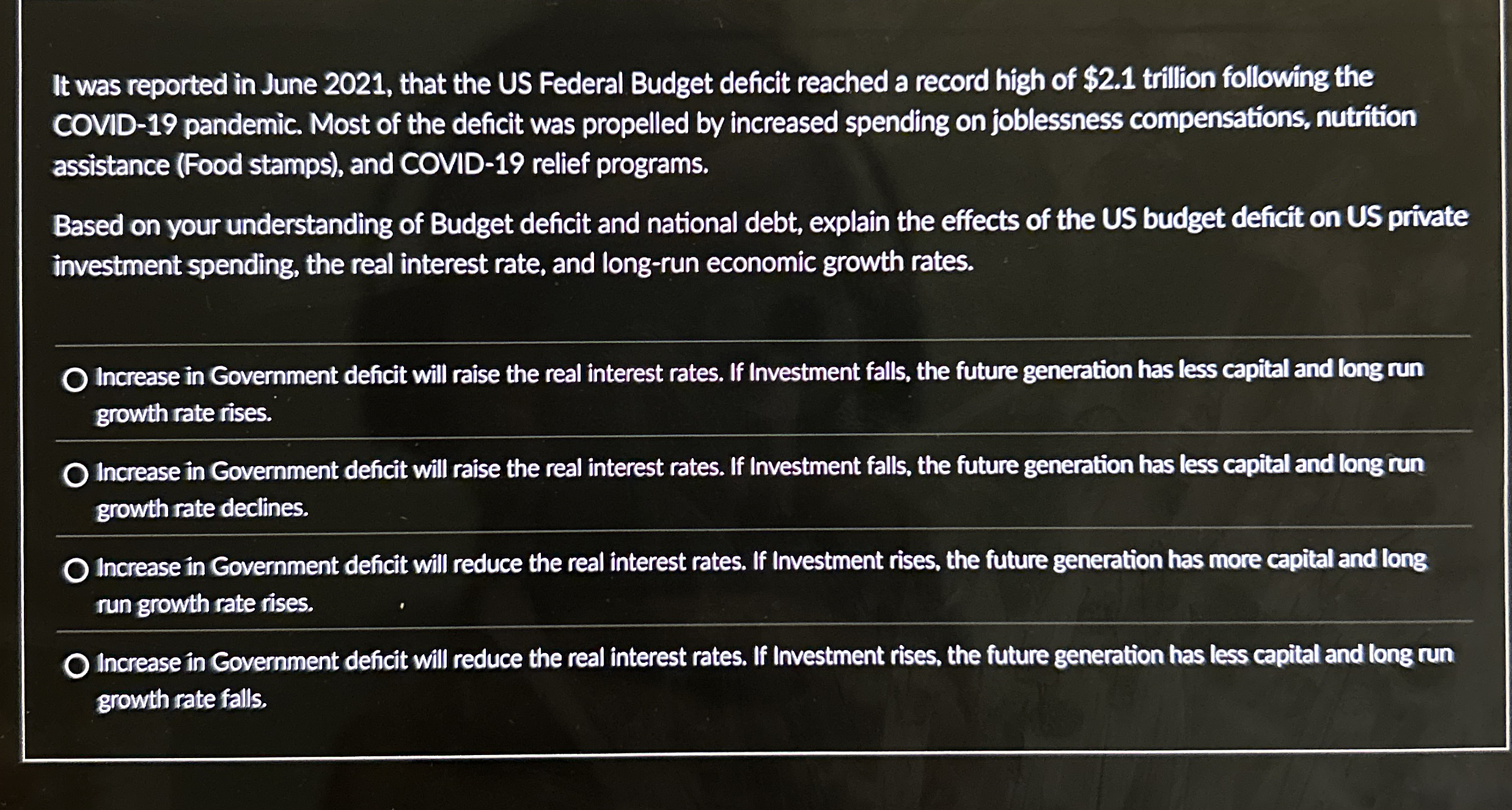 It was reported in June 2 0 2 1 , that the US