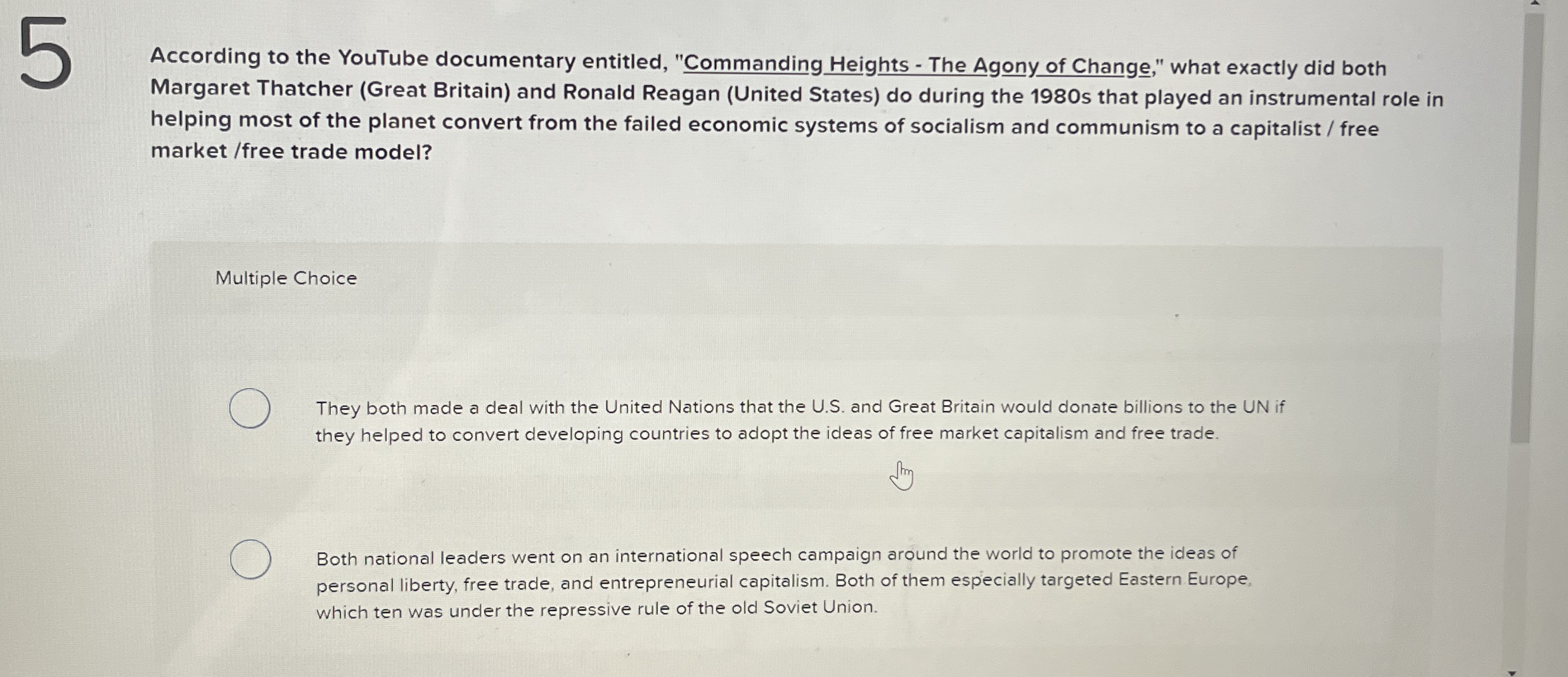 According to the YouTube documentary entitled,