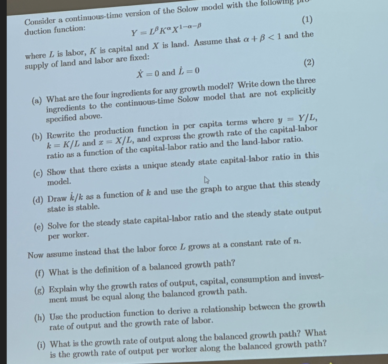 Consider a continuous - time version o f the