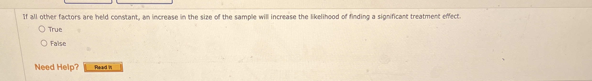 If all other factors are held constant, an