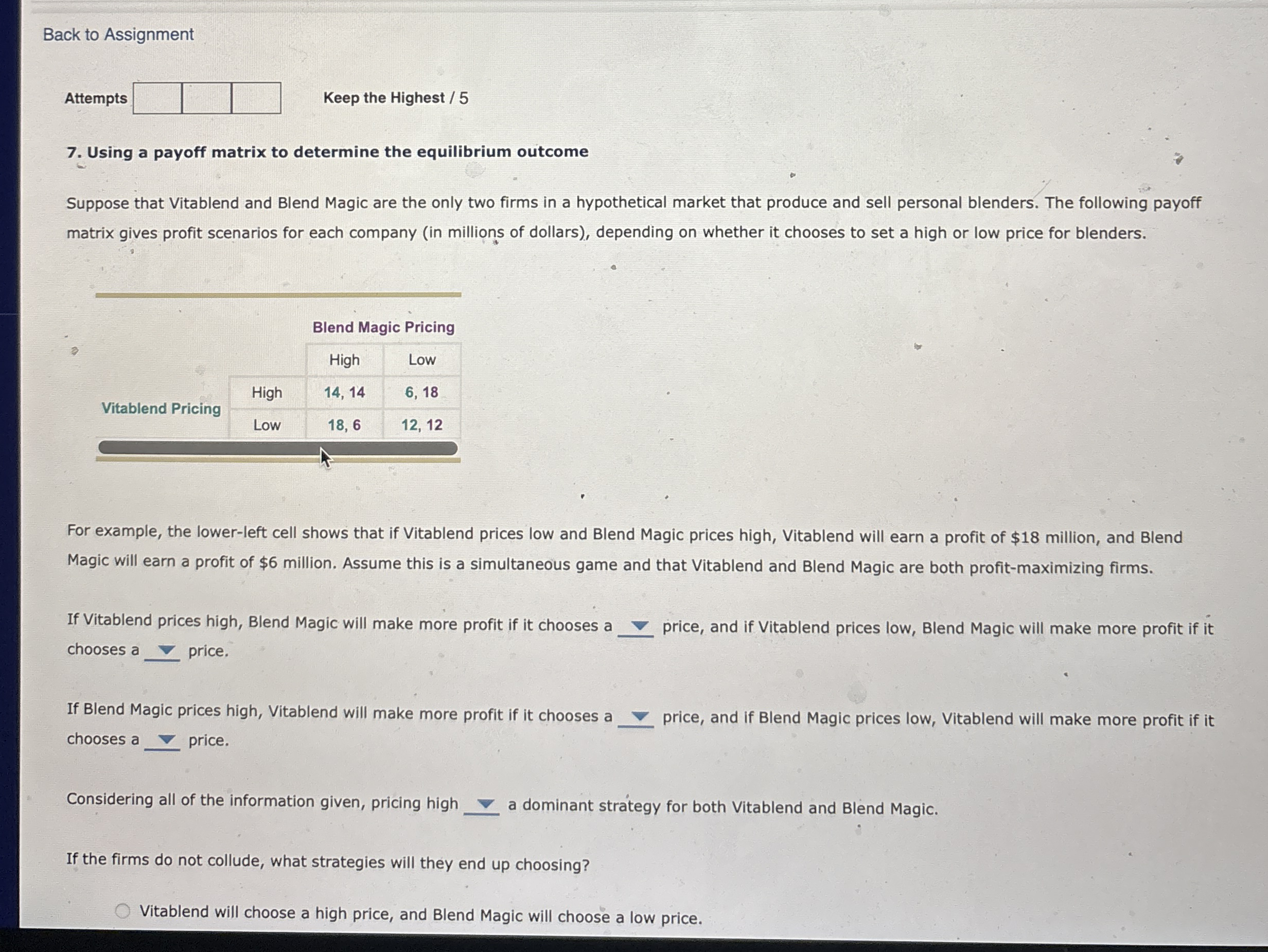 Back to Assignment Attempts Keep the Highest / 5
