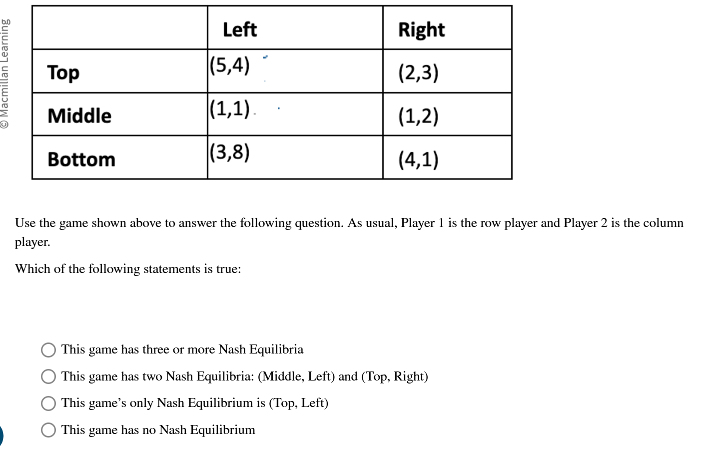 \ begin { tabular } { | l | l | l | } \ hline &