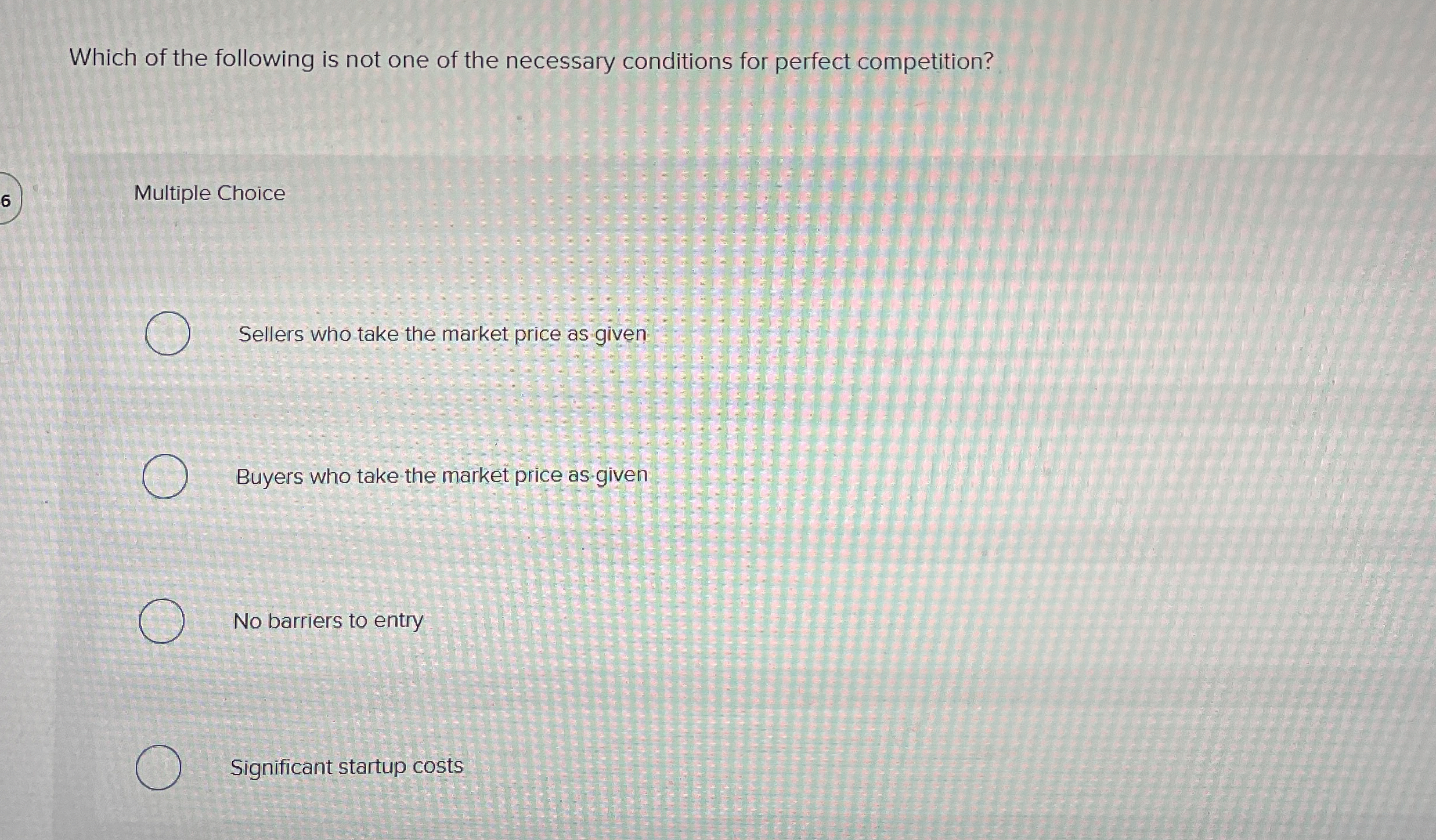 Which of the following is not one of the