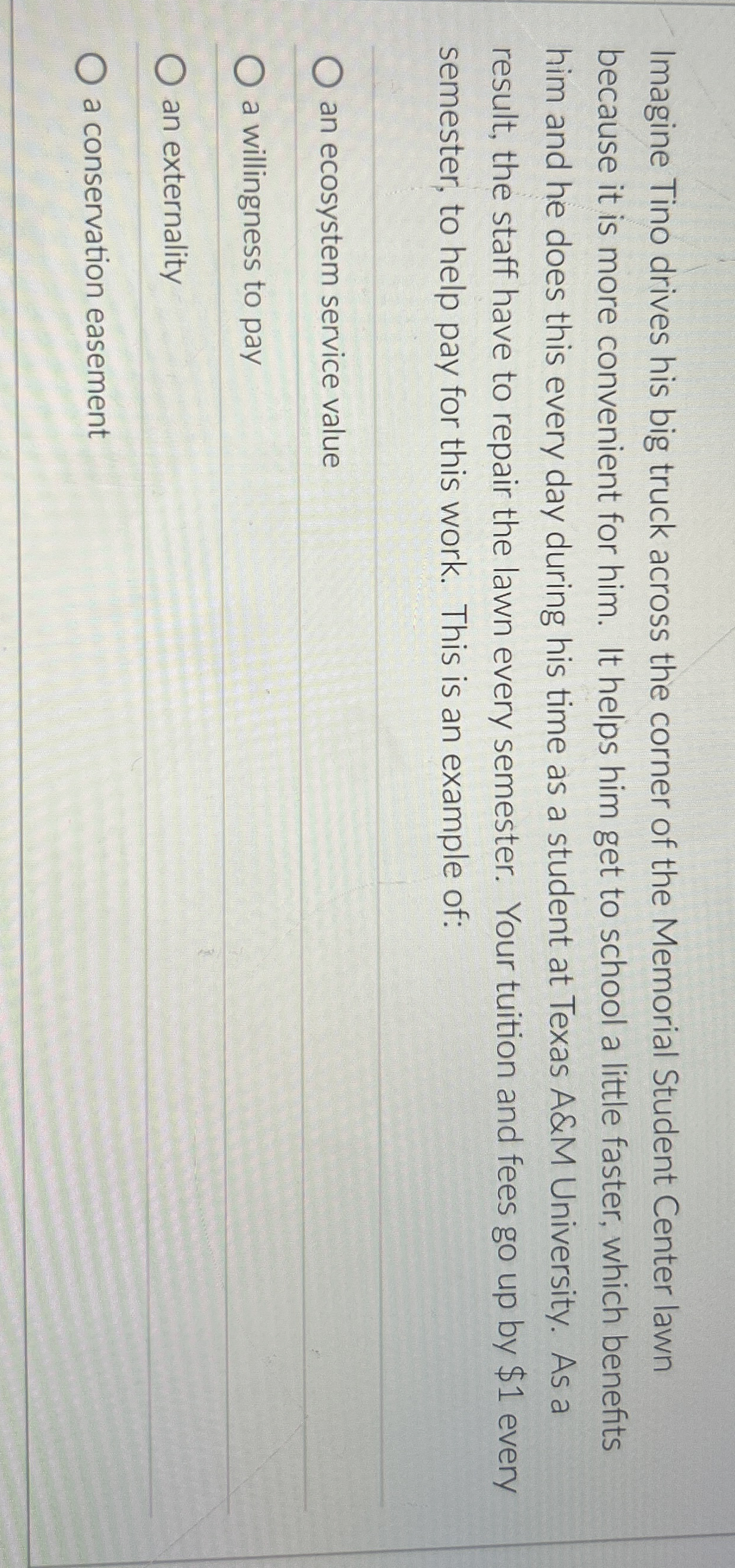 Imagine Tino drives his big truck across the