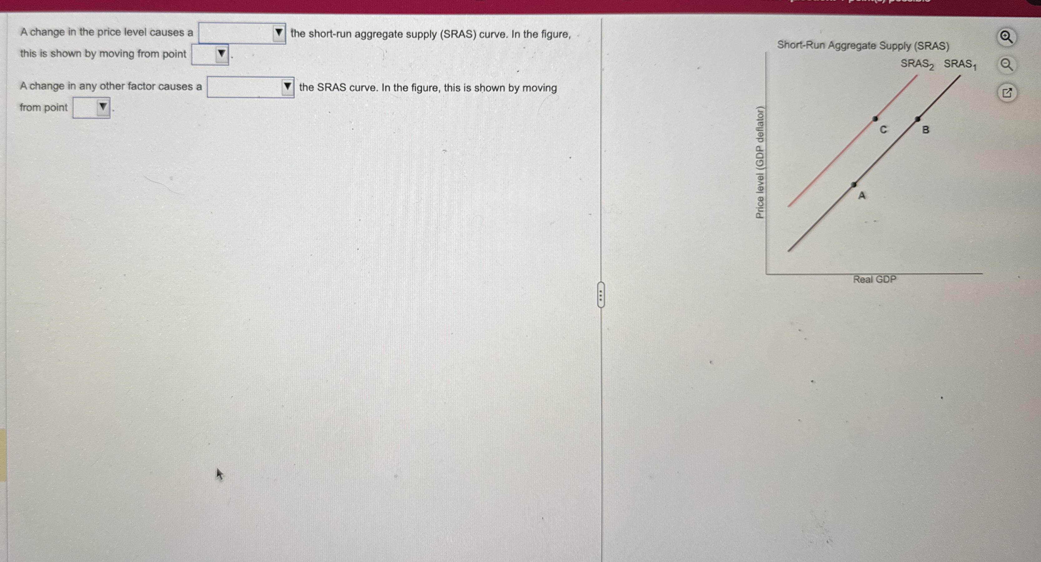 If the price level increases, then A . the