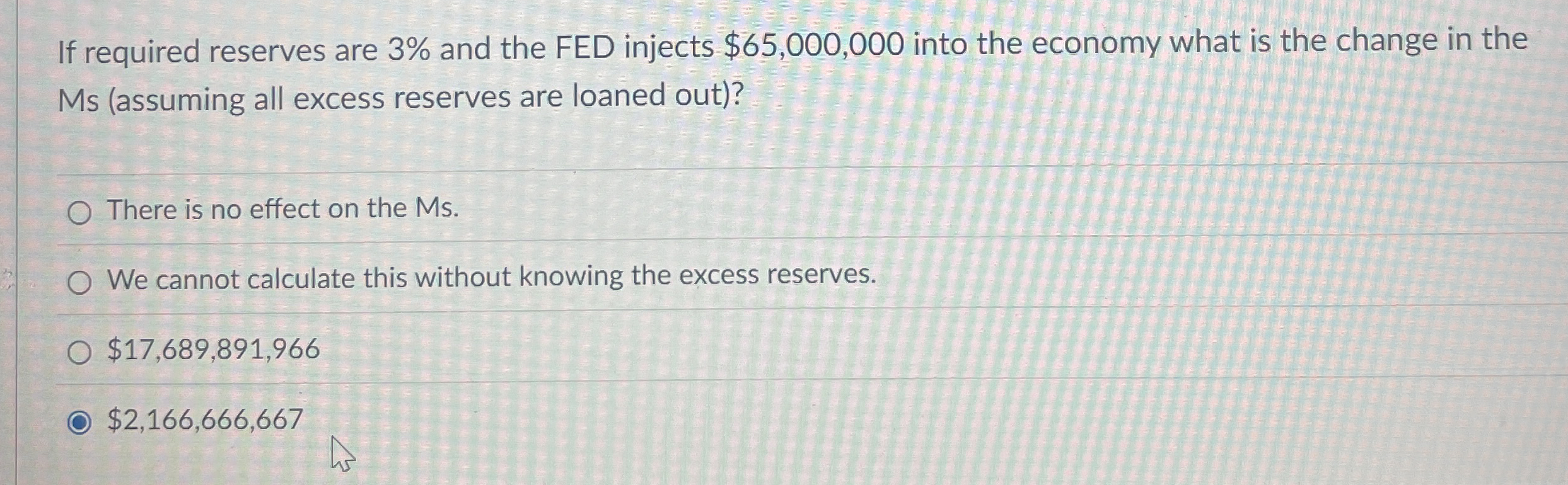 Question 5 1 pts What reason did critics of the
