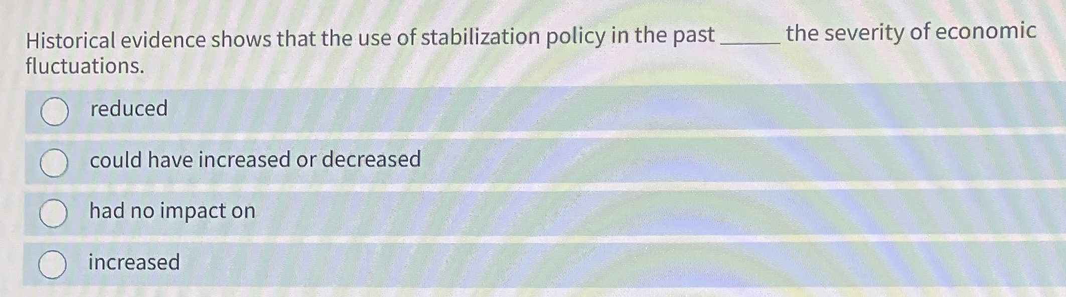 Historical evidence shows that the use of