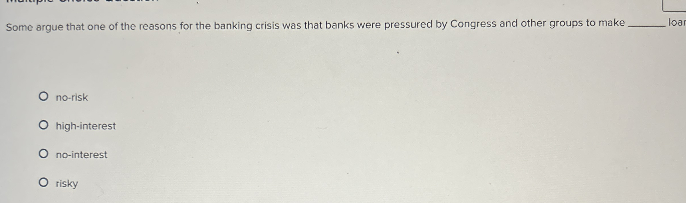 Some argue that one of the reasons for the