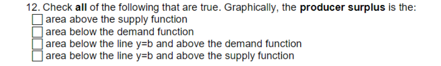 Check all o f the following that are true.