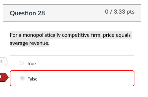 Question 2 8 0 3 . 3 3 p t s For a