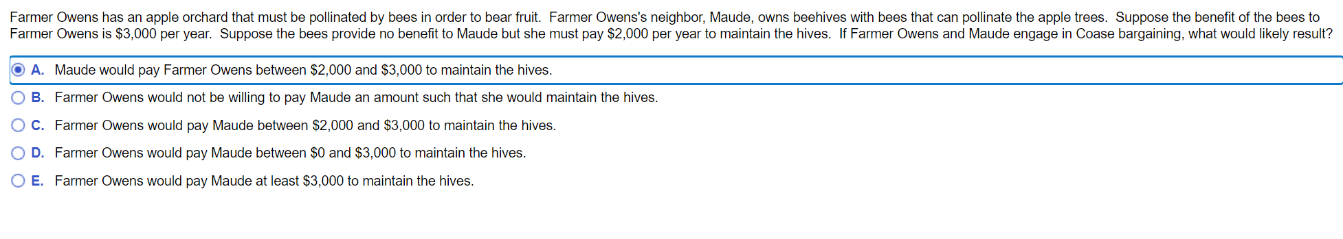 Farmer Owens has an apple orchard that must be