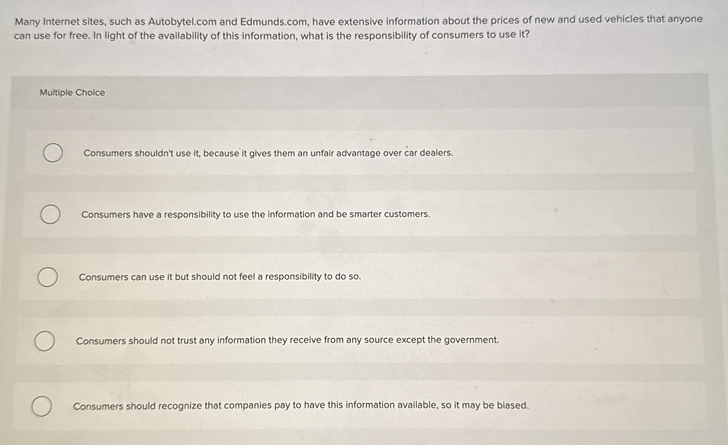 Many Internet sites, such as Autobytel.com and