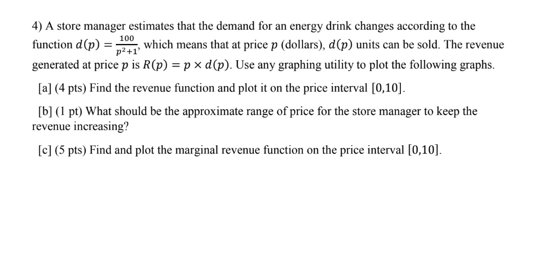 Please please make sure the answers are correct