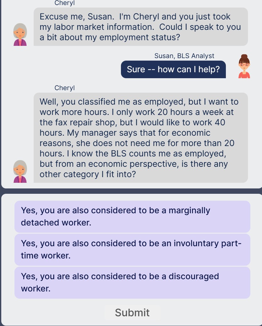 Cheryl Excuse me , Susan. I ' m Cheryl and you