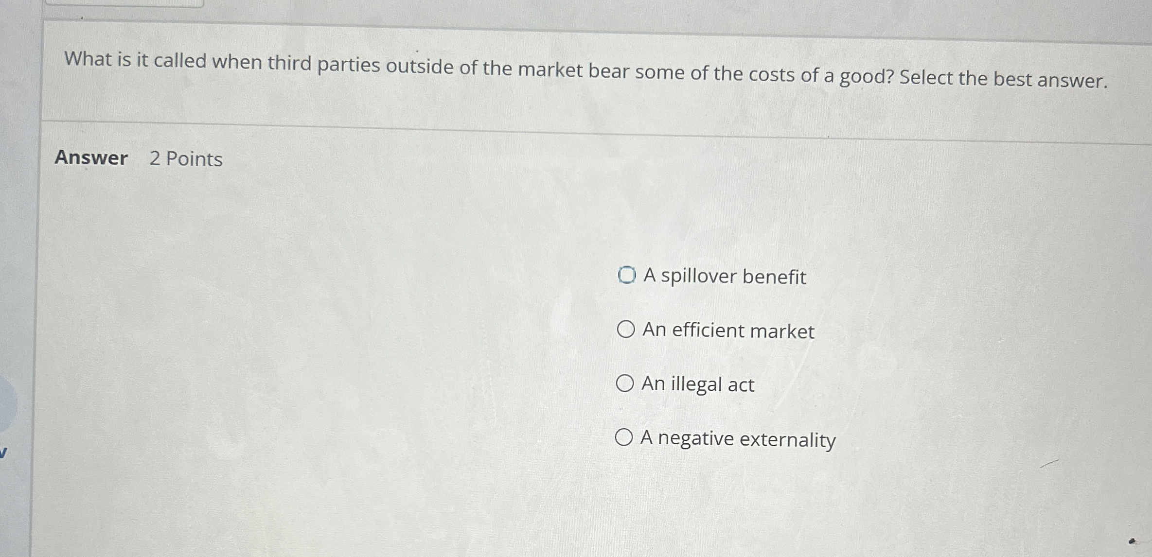 What is it called when third parties outside of